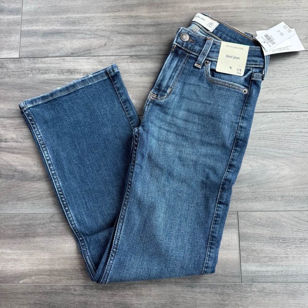 Boys NWT Abercrombie Bootcut Jeans